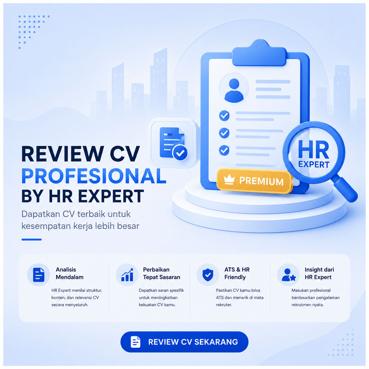 Review CV Profesional by HR Expert
